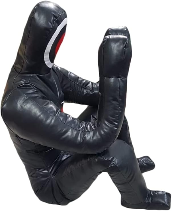 Shelly MMA Grappling Dummy Judo Punching Bag Training Dummy BJJ Wrestling Sitting Position JIU Jitsu Vinyl Fabric Dummy 170cm UNFILLED