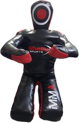 MMA Dummy Boxing Grappling Dummy Punching Bag Brazilian BJJ JIU Jitsu Sitting Position Dummy Wrestling Martial Arts Judo Karate Training Dummy – Syn Leather - UNFILLED