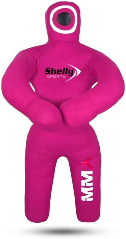 MMA Grappling Wrestling Dummy for Kids BJJ Punching Bag Wrestling Buddies Brazilian JIU Jitsu Standing Position Dummy Martial Arts Boxing Karate Training Dummies (47" / 4 Feet) UNFILLED