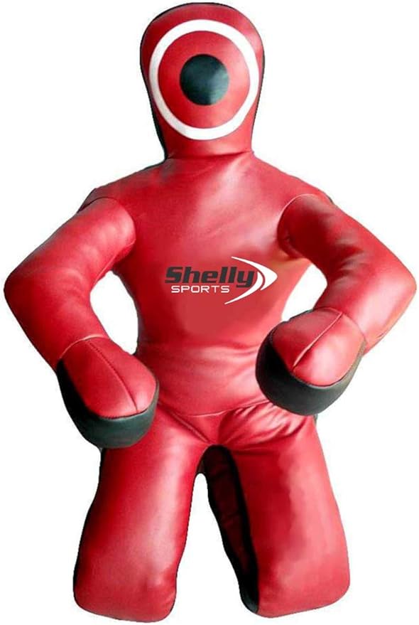 MMA Dummy Boxing Grappling Dummy Punching Bag Brazilian BJJ JIU Jitsu Sitting Position Dummy Wrestling Martial Arts Judo Karate Training Dummy – Syn Leather - UNFILLED
